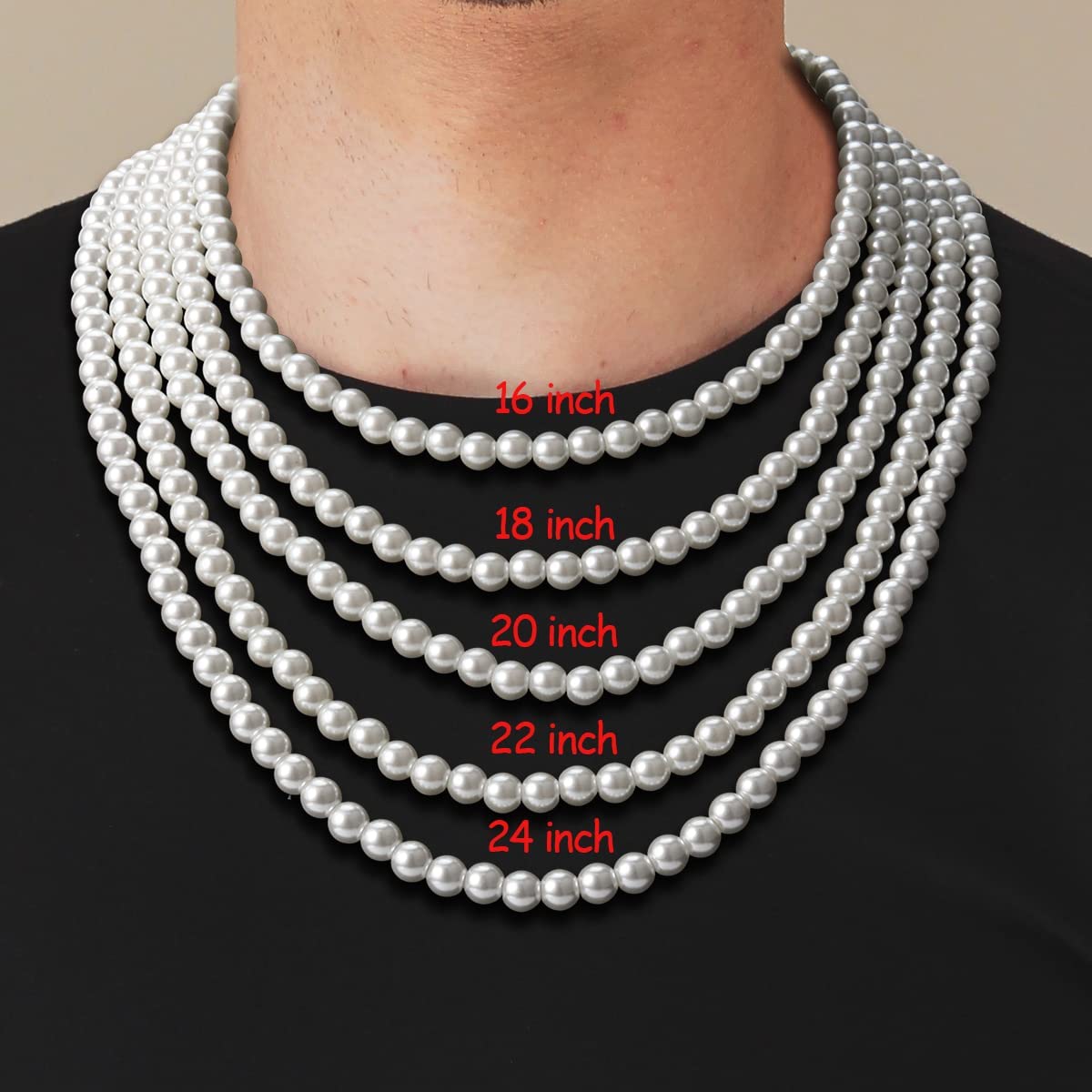 How to layer pearl necklaces