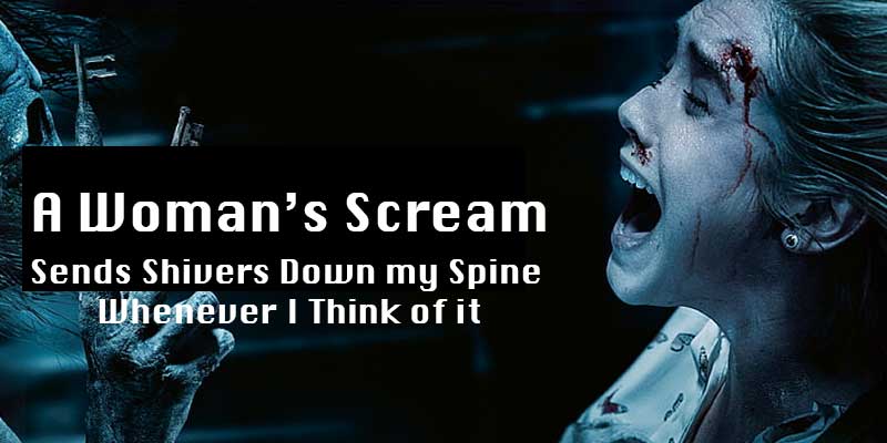 A Woman’s Scream: Sends Shivers Down my Spine Whenever I Think of it