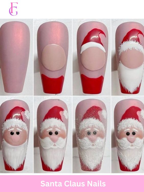 Santa Claus Nails